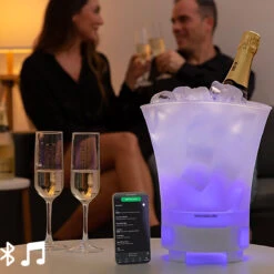Seau à Glace Lumineux Enceinte Bluetooth