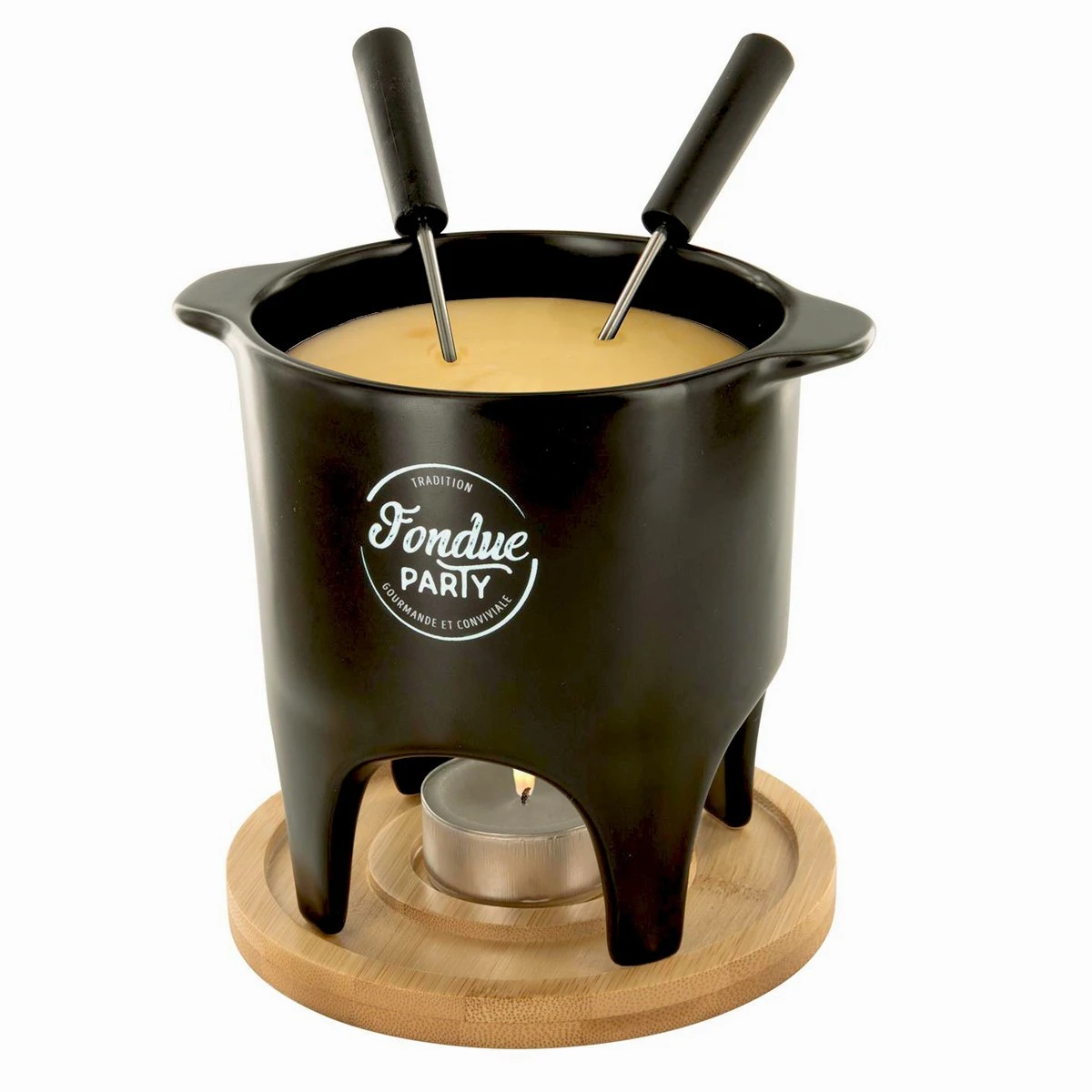Service à Fondue à La Bougie 5 Service à Fondue à La Bougie – Image 3