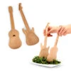KIKKERLAND Set 2 Cuillères En Bois Guitare