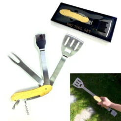 Set Barbecue Astucieux 5 En 1