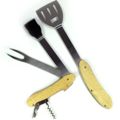 Set Barbecue Astucieux 5 En 1 -Créatifs Cadeaux Magasin set accessoires barbecue astucieux cinq en un 3