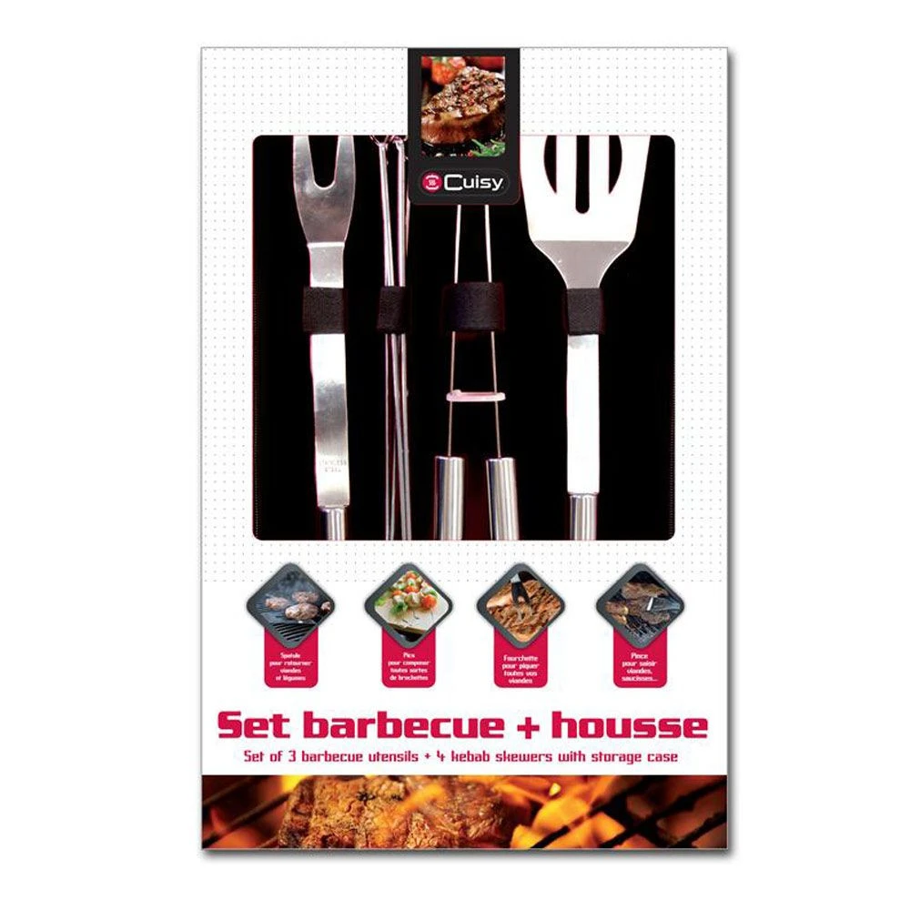 Set Barbecue Avec Sa Housse 3 Set Barbecue Avec Sa Housse