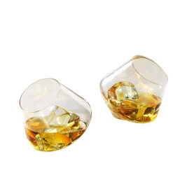 Set De 2 Verres à Whisky à Bascule.