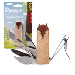 KIKKERLAND Set Manucure Renard