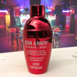 Shaker à Cocktail Anniversaire -Créatifs Cadeaux Magasin shaker a cocktail anniversaire 1