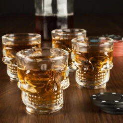 Out Of The Blue Shooter Tête De Mort X 4 -Créatifs Cadeaux Magasin shooter tete de mort 2