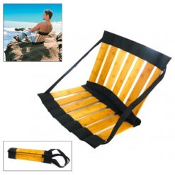 Siège De Plage Pliant Bambou