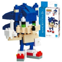 Sonic The Hedgehog Construction Nanoblock -Créatifs Cadeaux Magasin sonic the hedgehog construction nanoblock 2
