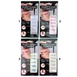 Stickers D'ongles Strass -Créatifs Cadeaux Magasin stickers d ongles strass 2