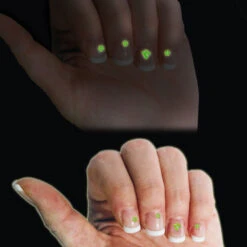 Stickers Phosphorescents Pour Ongles, Lot De 2.