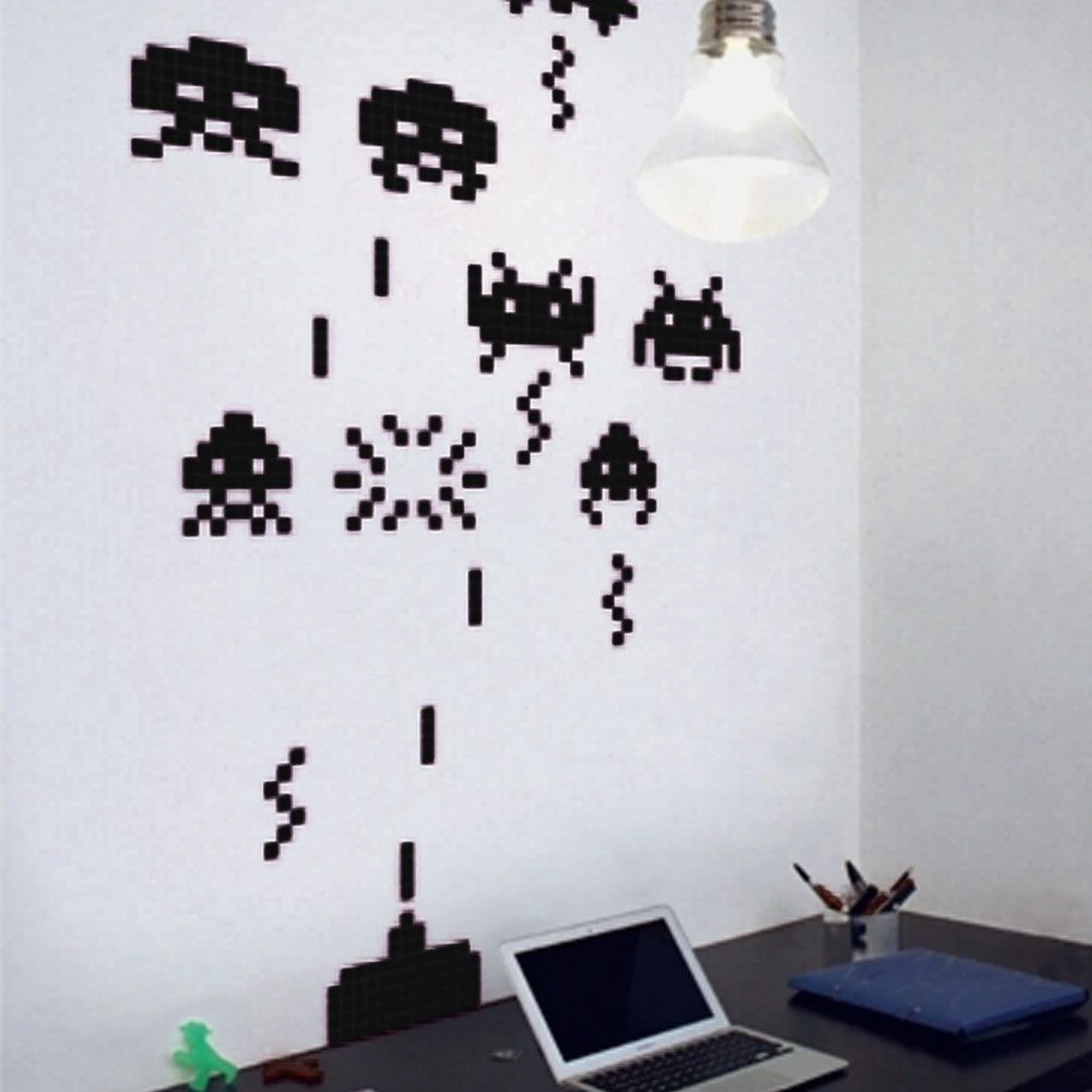 Stickers Space Invaders Warzone 4 Stickers Space Invaders Warzone – Image 2