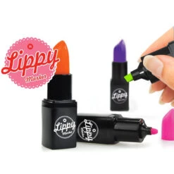 Surligneurs Rouge à Lèvres -Créatifs Cadeaux Magasin surligneurs rouge a levres 3