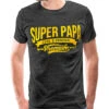 T-shirt Humoristique Super Papa Premium L -Créatifs Cadeaux Magasin t shirt humoristique super papa premium l