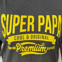 T-shirt Humoristique Super Papa Premium XL