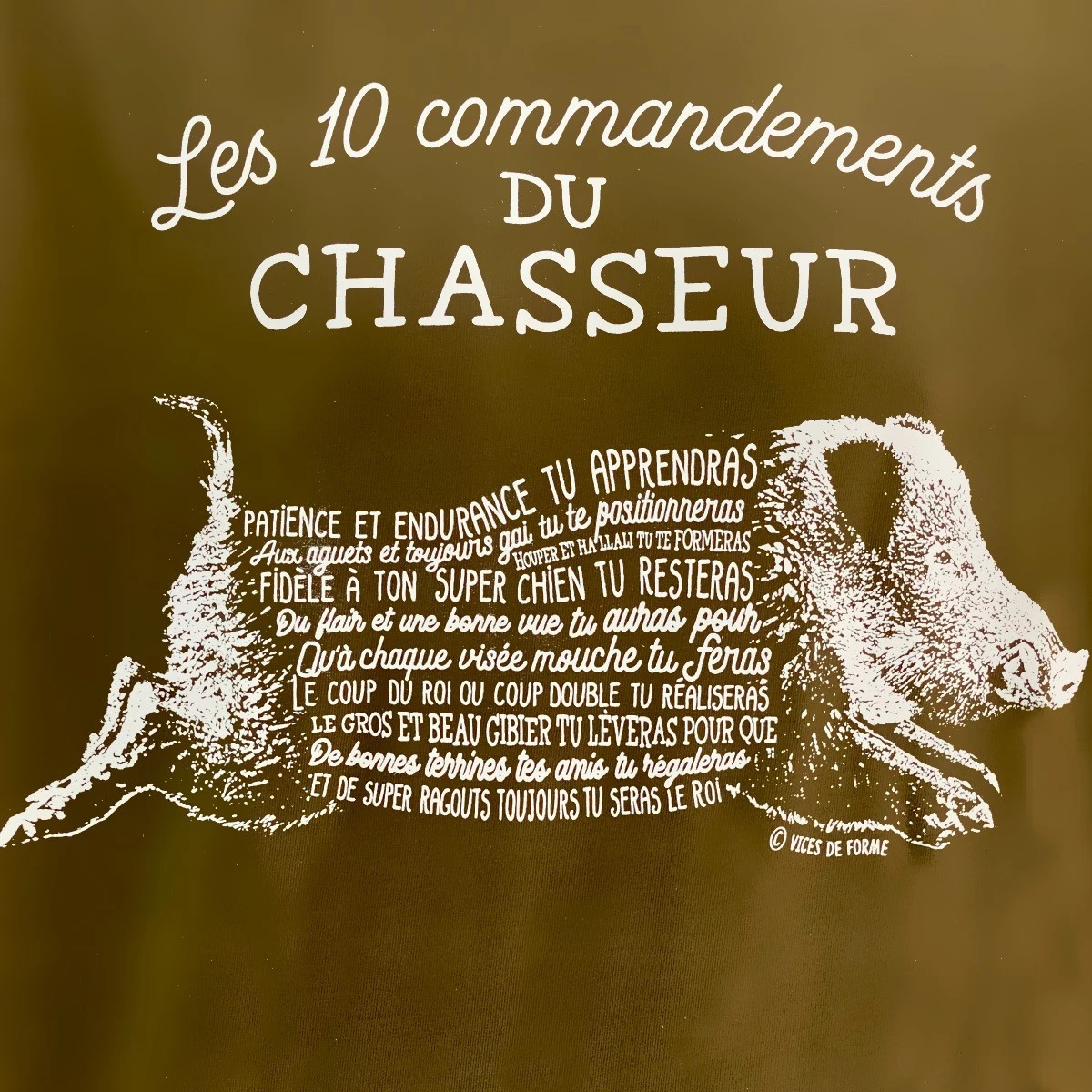 T-shirt "Les 10 Commandements Du Chasseur" 4 T-shirt "Les 10 Commandements Du Chasseur" – Image 2