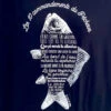 T-shirt "Les 10 Commandements Du Pêcheur" -Créatifs Cadeaux Magasin t shirt les 10 commandements du pecheur