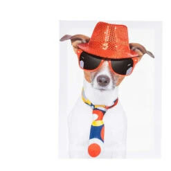 Tableau Toile Chien Fun