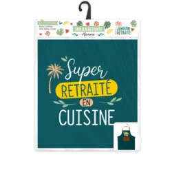 Tablier Super Retraité En Cuisine -Créatifs Cadeaux Magasin tablier super retraite en cuisine 1