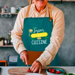 Tablier Super Retraité En Cuisine -Créatifs Cadeaux Magasin tablier super retraite en cuisine 2