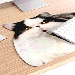 Tapis De Bureau Sous-main Chat