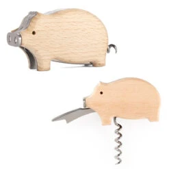 KIKKERLAND Tire-bouchon Cochon