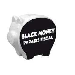 Tirelire Cochon Black Money