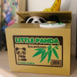 Tirelire Panda Voleur -Créatifs Cadeaux Magasin tirelire panda voleur 2