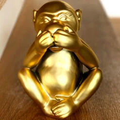 3 Tirelires Singes De La Sagesse