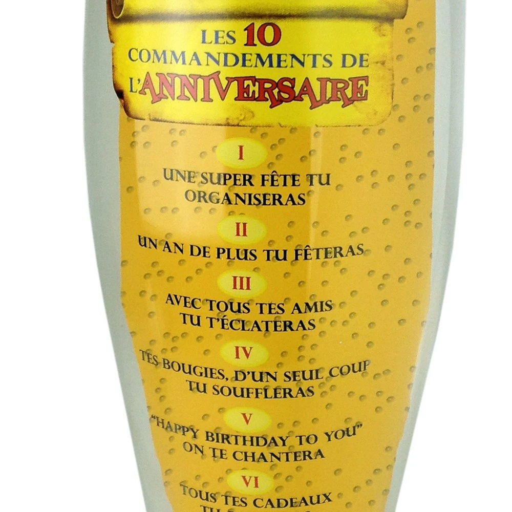 Verre à Bière Géant Dix Commandements Anniversaire 3 Verre à Bière Géant Dix Commandements Anniversaire