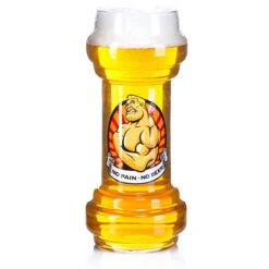 Verre à Bière Haltère -Créatifs Cadeaux Magasin verre a biere haltere 2