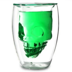 Verre Tête De Mort à Double Paroi
